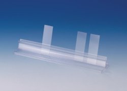 Microscope slide or paper strip holder, PS | Internal dimensions (W x D x H) mm : 250 x 50 x 30